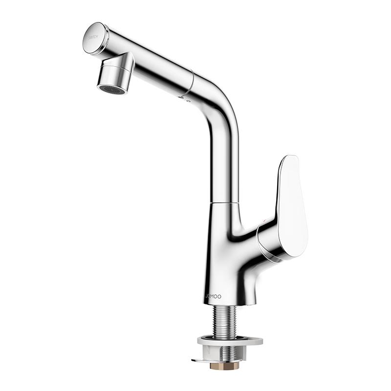 JOMOO Pull-Out Liftable Bathroom Basin Faucet