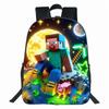 Student Schoolbag Cartoon Backpack Set 3D Digital Printing Backpack