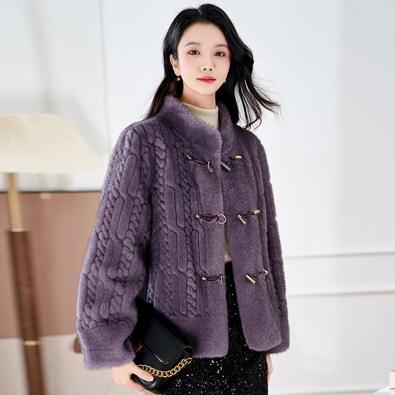 Women's Faux Mink Velvet Warm Short Coat