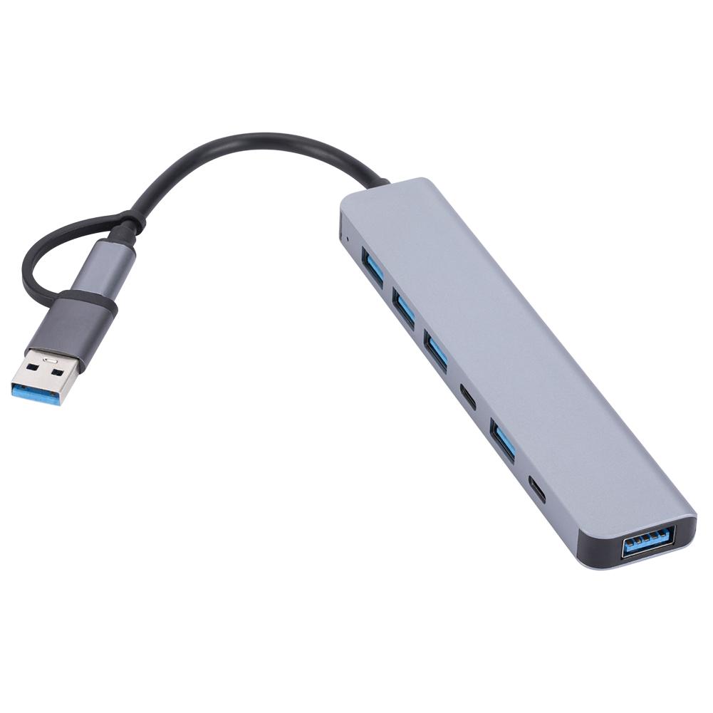 Type-C USB Hub Multi Splitter Adapter Portable USB Hub Expander High Speed Transmission Plug and Play for PC Computer