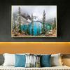 Canvas Schilderij Sneeuwberg Landschap Canvas Prints Kunst Canvas Muurkunst Poster Muurkunst Afbeeldingen Woonkamer Huis Decoratie Cuadros