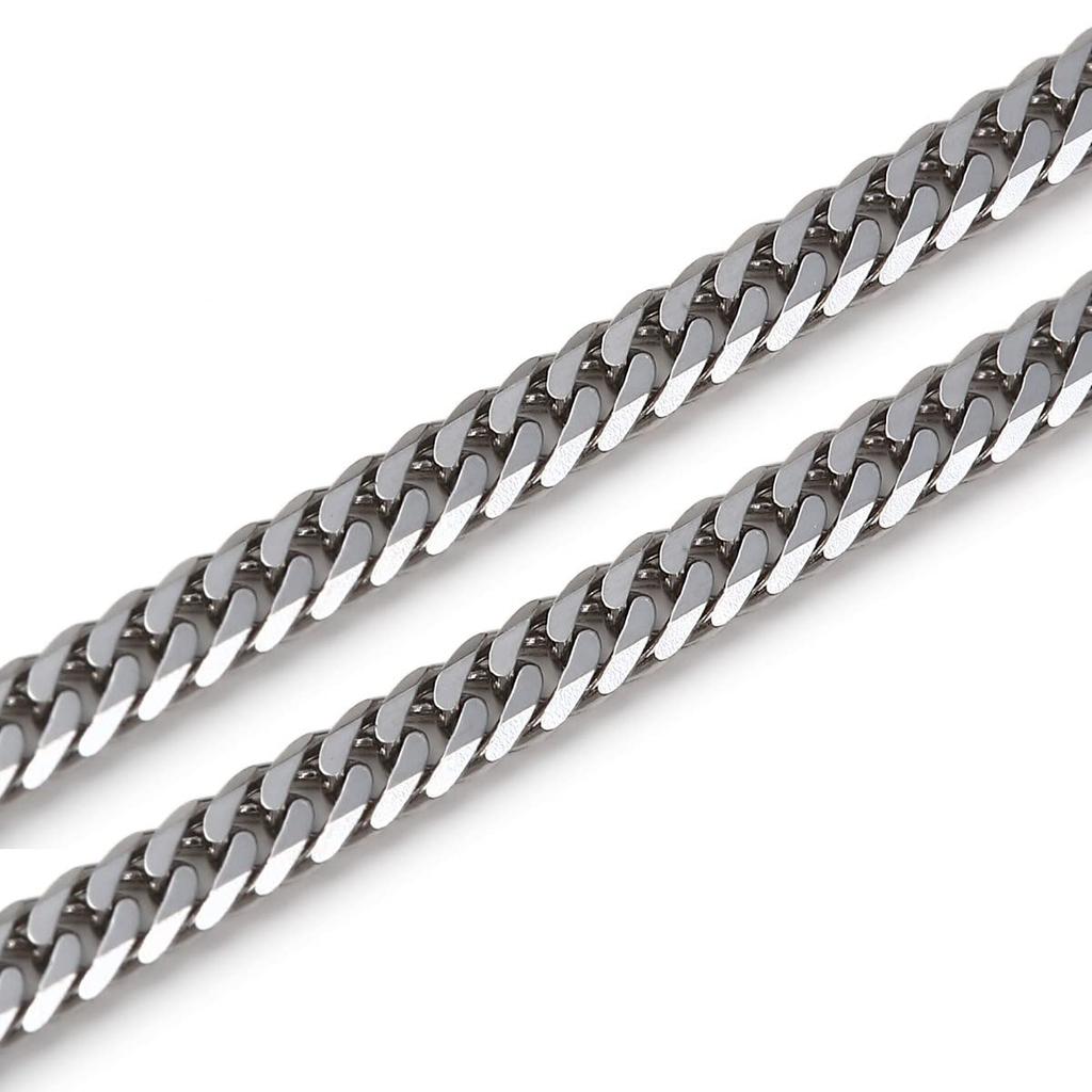 Goods Kihei Anklet Platinum Double 5g 23cm Nakatome Chain Mint Certification Mark Engraved Pt850 Gold [Happy Shop] 6-sided Men's Women's