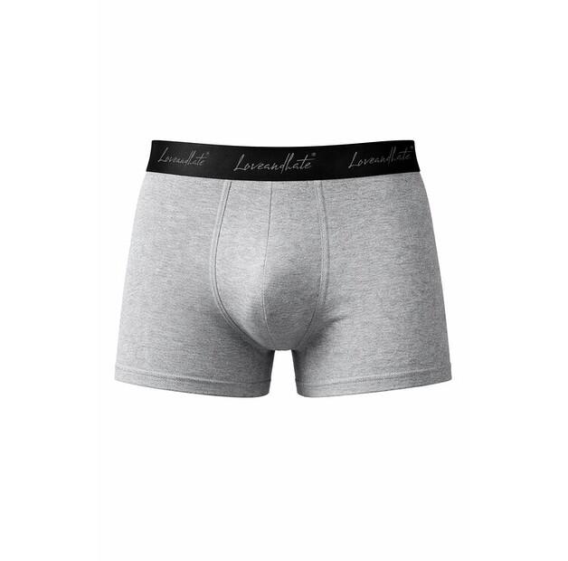 Боксерки Love and Hate Grey Essential EU S