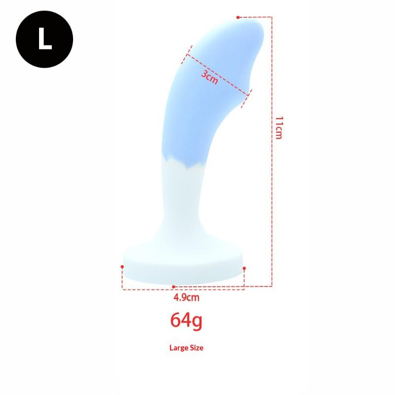 Silicone Anal Dilatancy Dildos Adult Sex Toys Anal Plug G-point Massage Gem Crystal Base Butt Plug Anal Masturbation Stimulator