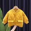 Korean Style Quilted Cotton Winter Jacket Set for Toddlers