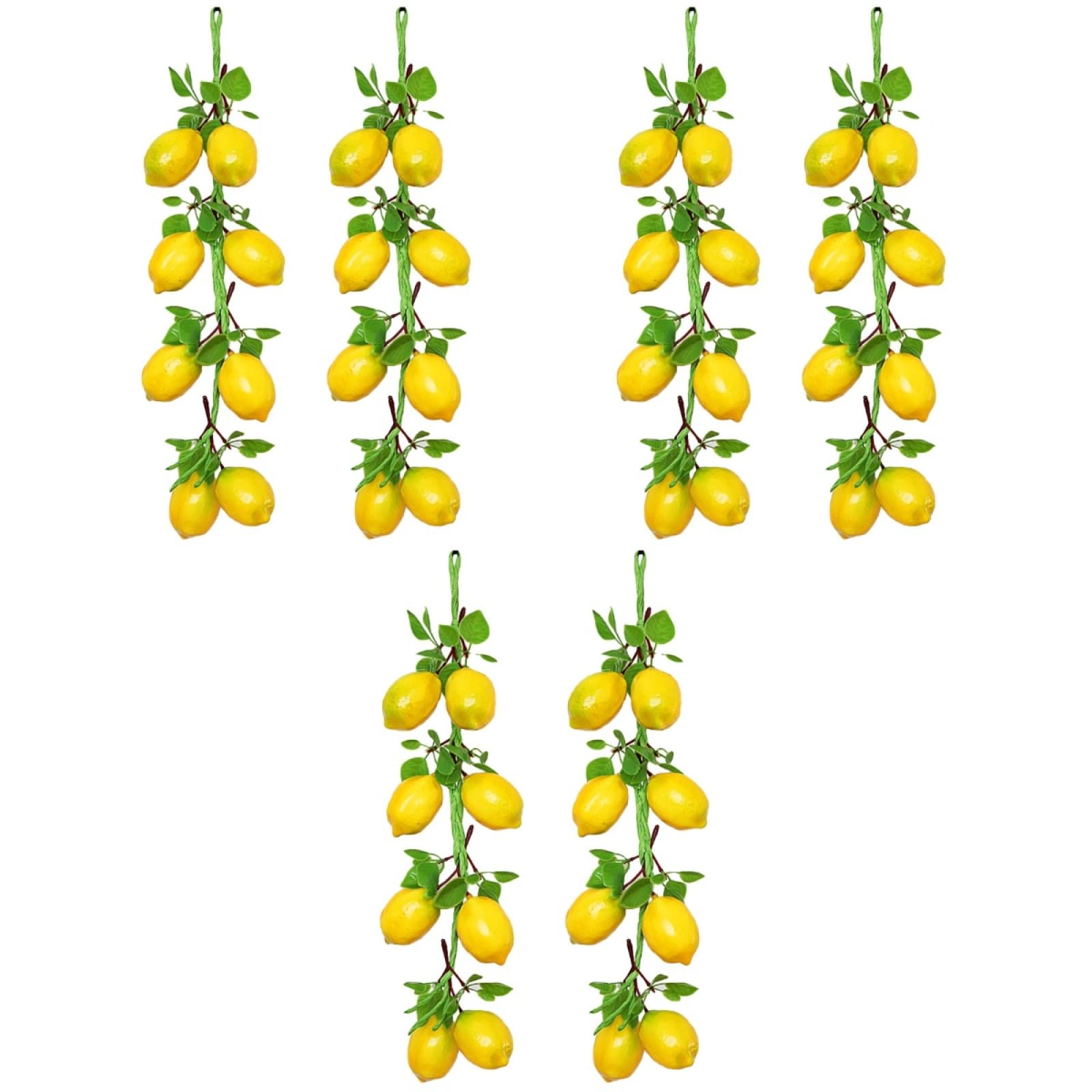 

iplusmile 6pcs Lemon Artificial Rattan Lemon Food Simulated Photo Props Samples, Lemons, Lemons, Decorations, Samples, Lemons,