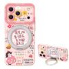 360 ° rotating bracket mobile phone case for iphone17 girl 16promax silicone 15 apple 17pro case