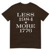 Less 1984 More 1776 Free Speech First Aunisexdunisext Conservative TShirt