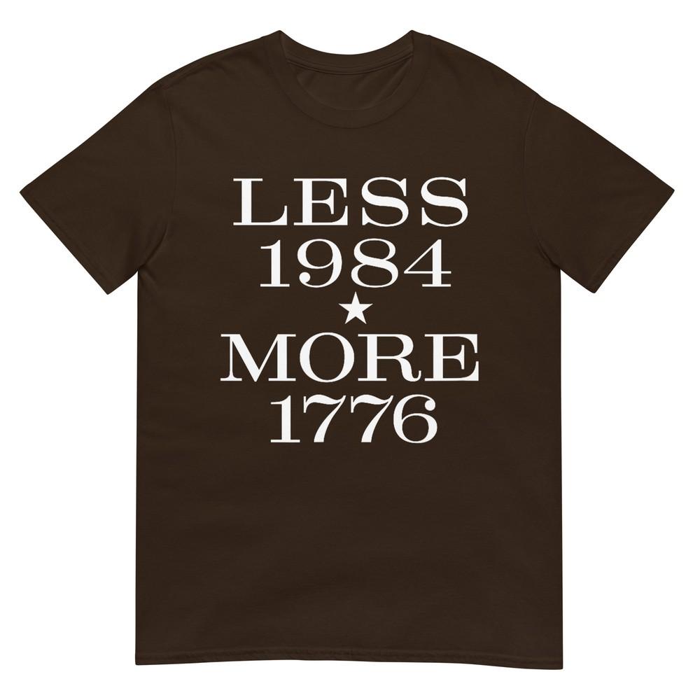 Less 1984 More 1776 Free Speech First Aunisexdunisext Conservative TShirt