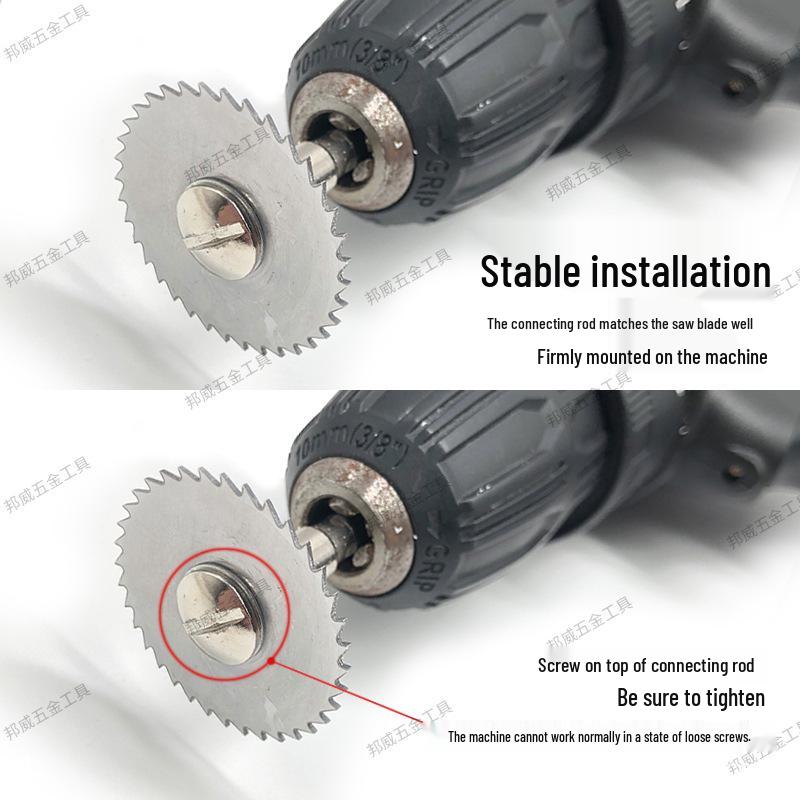 8pc High-Speed Steel Saw Blade Set for Wood, PVC, Plastic Cutting