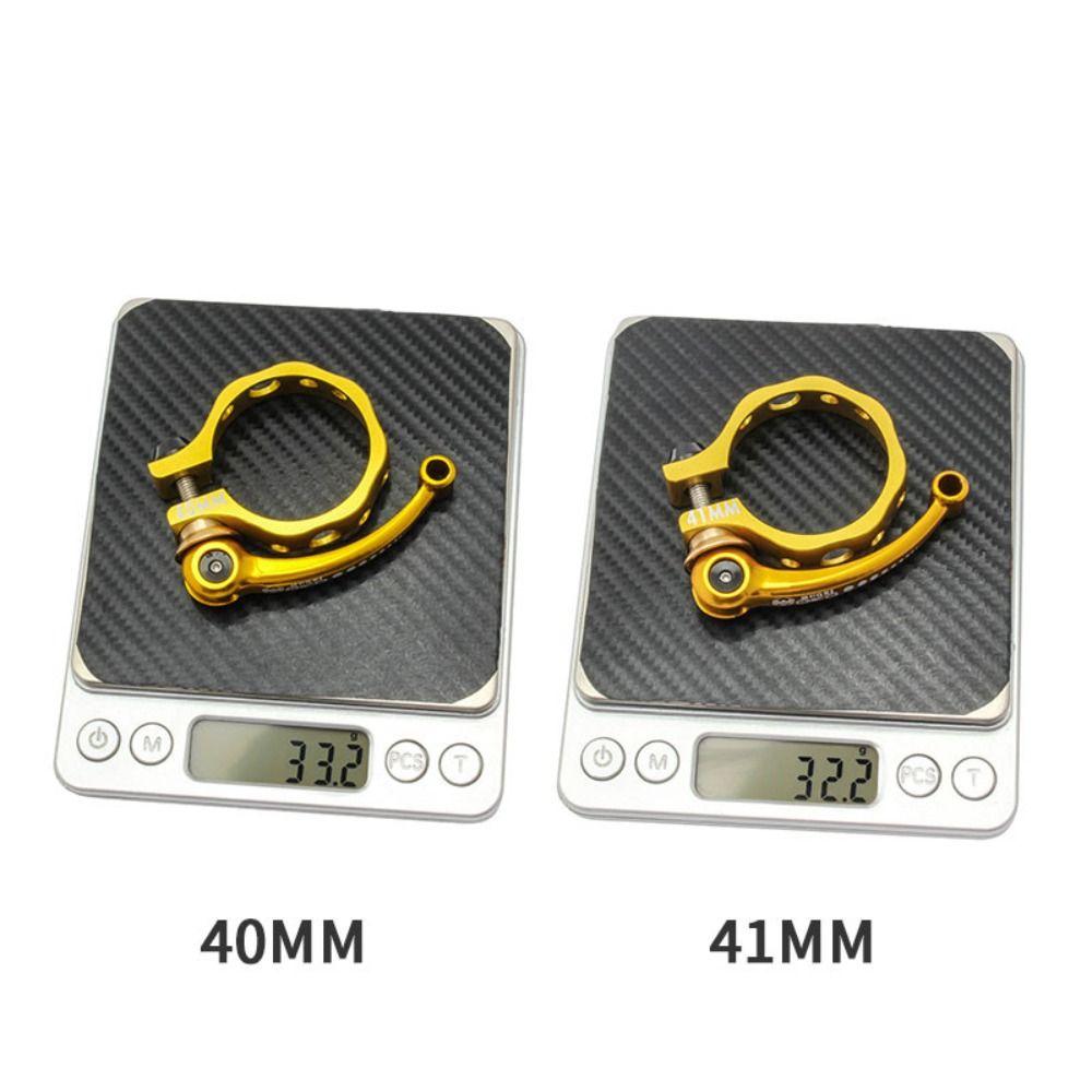 40/41mm Bike Seat Tube Clamp Quick Release Bicycle Saddle Clip Bike Seat Post Clamp Bike Tool