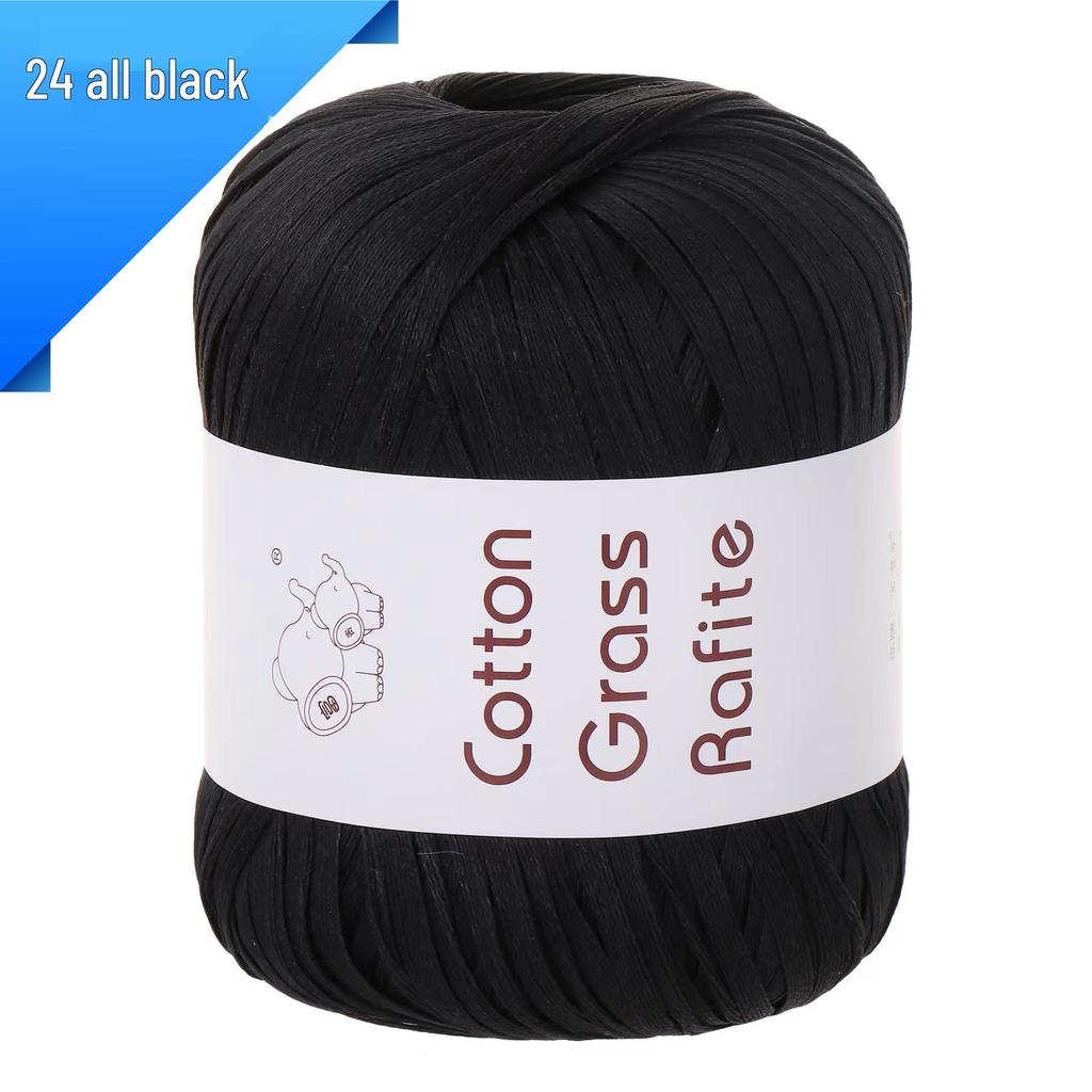 Raffia-Baumwoll-Strohgarn für DIY-Bastelarbeiten: Handgewebte Taschen, Hüte & mehr