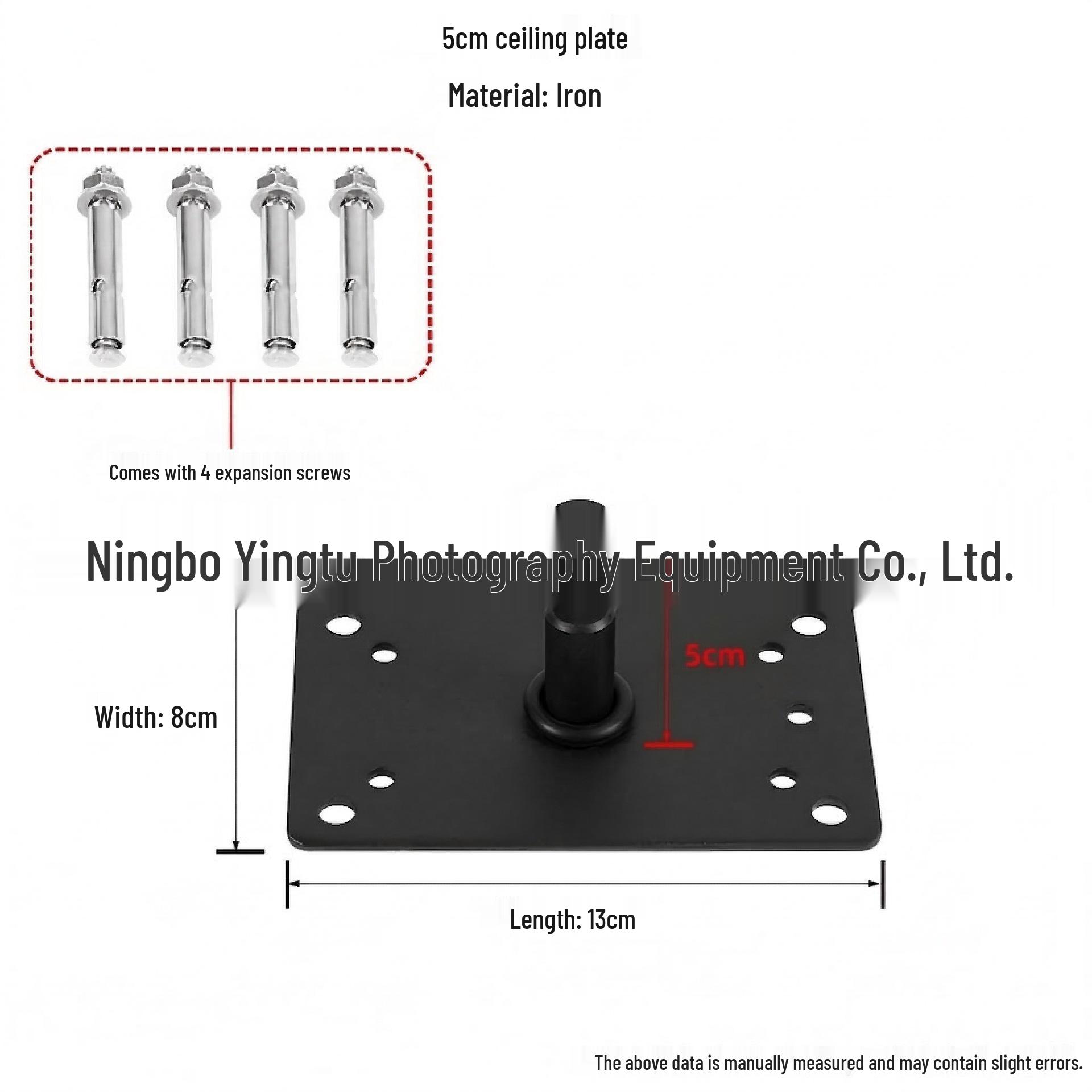 T-Shaped Ceiling Light Mount with Telescopic Fixture Compatibility