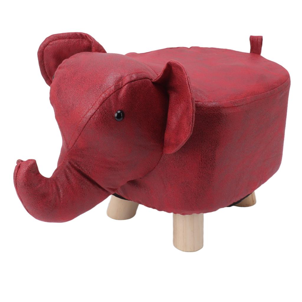 Animal Footstools Elephant Shaped Slip Resistant Silent Comfortable Stable Multi Purpose Cute Stool