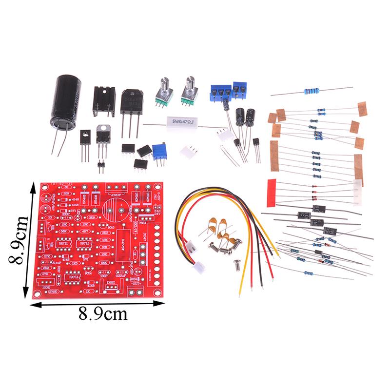 Red 0-30V 2Ma-3A Continuously Adjustable Dc Regulated Power Supply Diy Kit Pcb