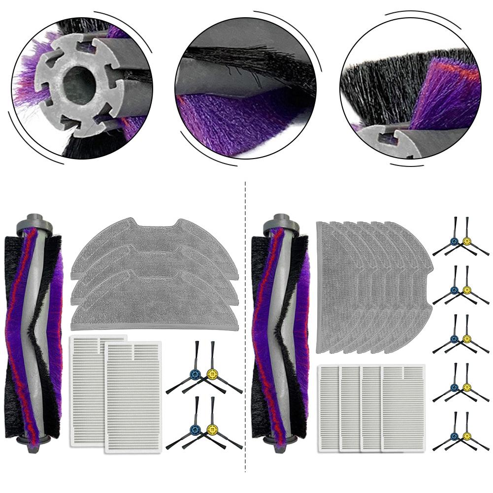 For M9 For Eureka NERE10s E10S For Obode A8 Main Side Brush Filter Mop Cloth Kit Vacuum Cleaner Spare Replacement Parts
