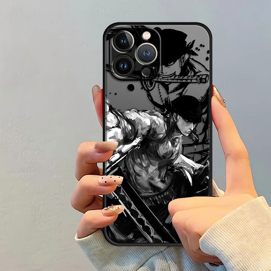 Anime One Piece Zoro Phone Case for iPhone 15 Pro Max 6s SE 13 Pro 7 8 SE 11 Pro Max XS X 12 Mini 14 XR 16 Pro 16e Soft shell