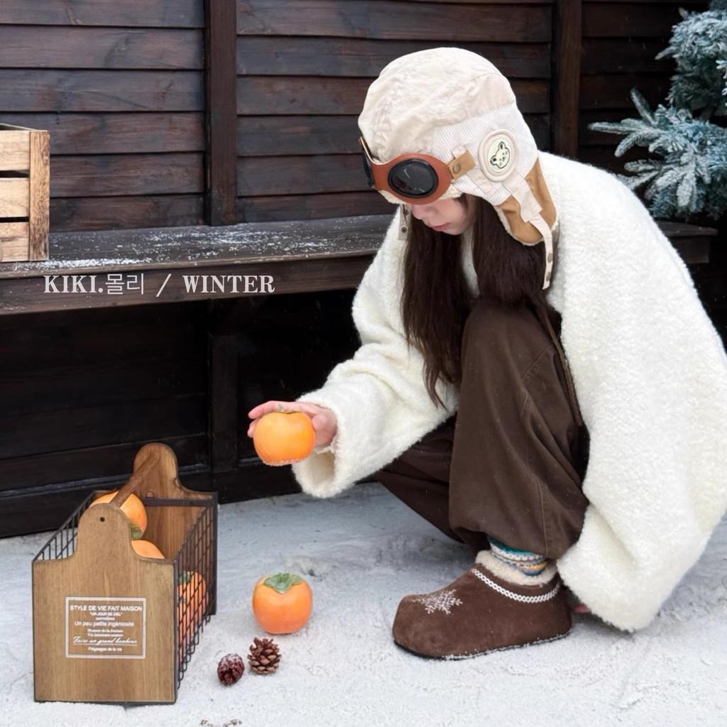 Women's thick-soled winter a footstool embroidery fur one lightweight warm cold padded snow boots non-slip wear-resistant casual sneakers cotton boots