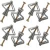 50pcs Boxed Butterfly Expansion Tubes with Self-Drilling Screws for Drywall Anchors