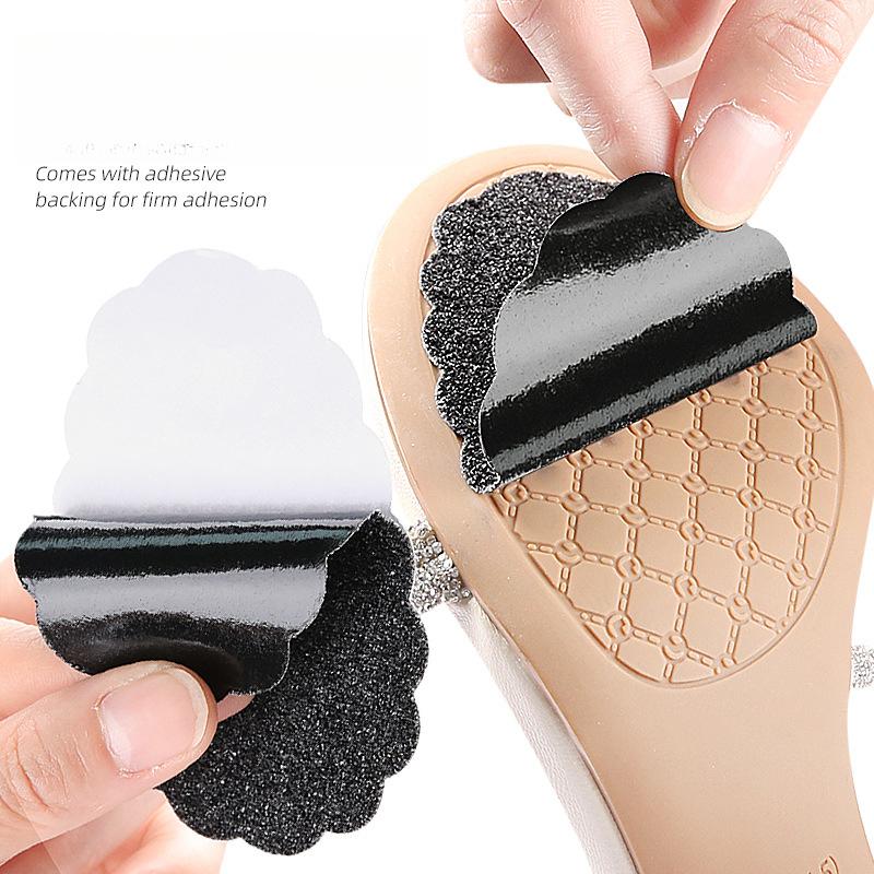 Frosted Sole Sticker, Wear-resistant Women's High Heels Sole Anti-skid Sticker, Large Protective Film, Anti-wear Petal-shaped Forefoot Sticker