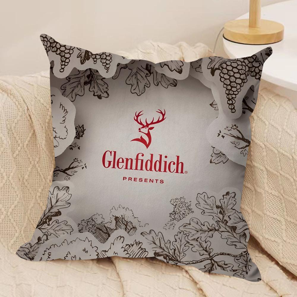 The G-GlenfiddichS Cushion Cover Soft Plush Double-Sided Printed Sofa Pillow Cushion Cover | Cozy All-Season Durable Decor Gift