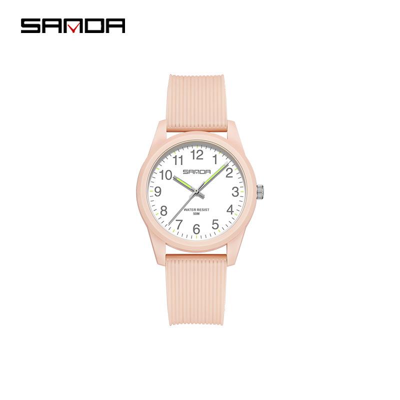 Sanda Creative Calendar Wristwatch for Students – Versatile Fashion Dial for Men & Women