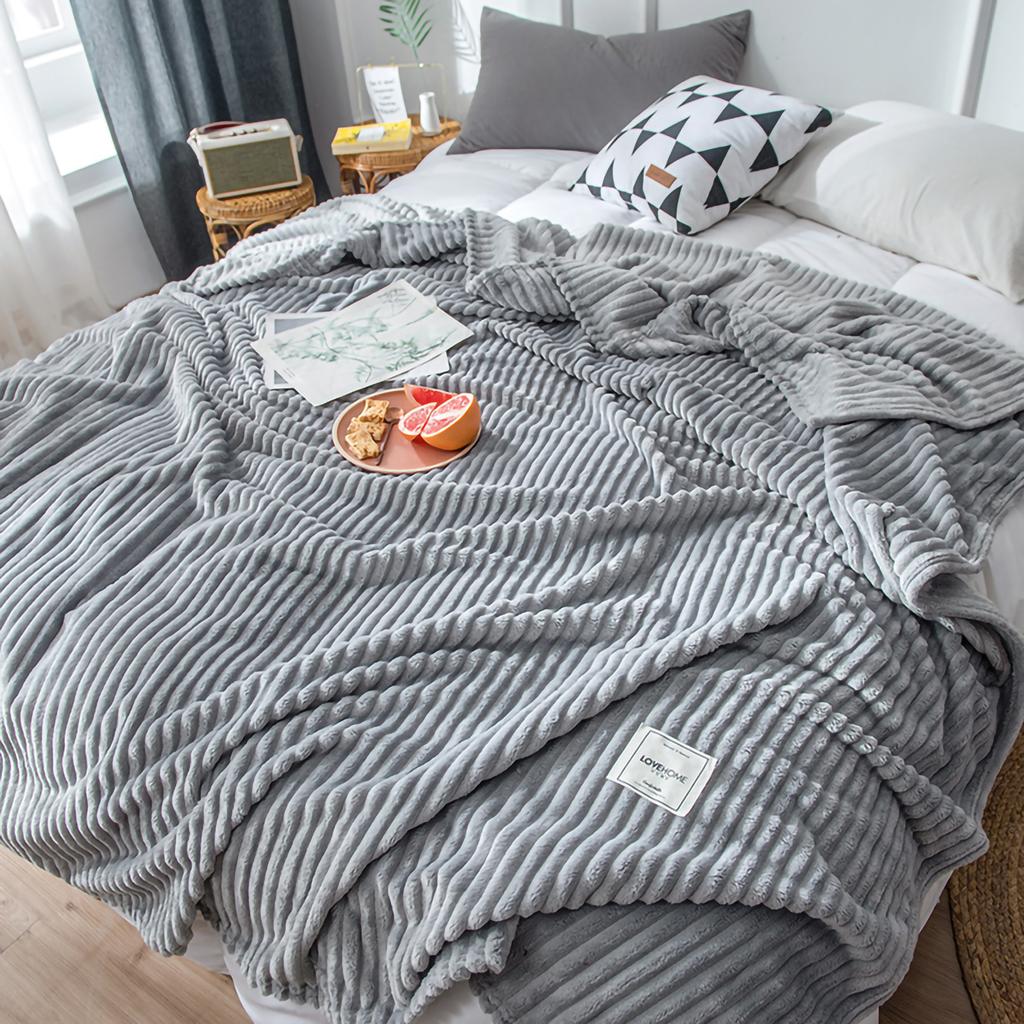 Winter Warm Milk Velvet Blanket Bed Sheet Blanket Single Dormitory Student Coral Velvet Air Conditioning Nap Sofa Cover Blanket