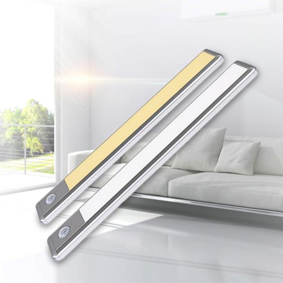 

Датчик движения в шкафу, беспроводной перезаряжаемый светильник, ультратонкая батарея, мягкие магнитные светодиодные светильники для шкафа для