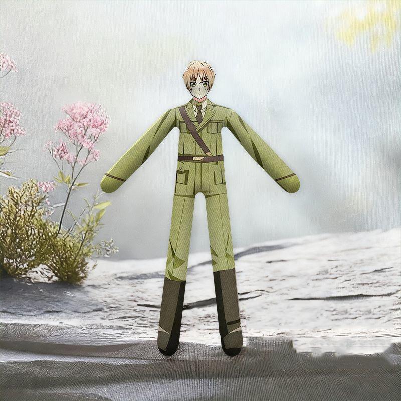 Anime Hetalia World Stars Alfred Jones Francis Bonnefoy Cosplay Pop Abstract Slank Draaibare Vorm Katoenen Pop Kamerdecoratie
