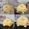 2024 Cute Plush Yellow Cartoon Duck Backpack Street Trendy Shoulder Bag Wholesale