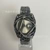 Y2K Alien Web Alabaster Style Unisex Hip Hop Watch 48mm Mineral Glass 30M Waterproof Quartz Chronograph