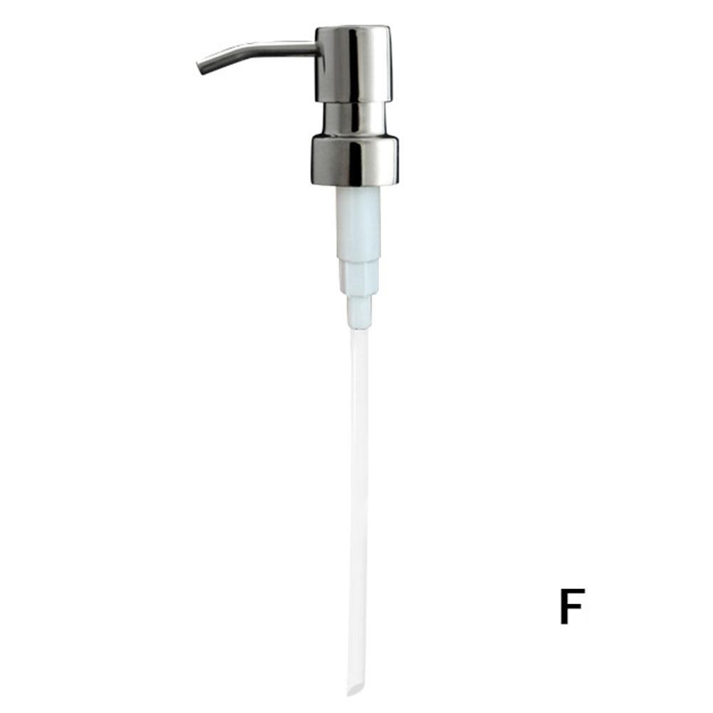 304 Stainless Steel Hand Liquid Soap Pump Dispenser Head Nozzle For Bathroom Kitchen Foam Soap Shampoo Dispenser Accessories
