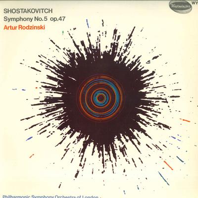 LP Record ARTUR RODZINSKI, PHILHARMONIC SYMPH - Shostakovich: Symphony No. 5, Op. 4 WY6 WESTMINSTER Japan Classical Used