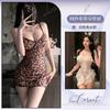 Internet celebrity sexy suspender onesie mesh perspective with steel ring gathering sexy underwear hip skirt women