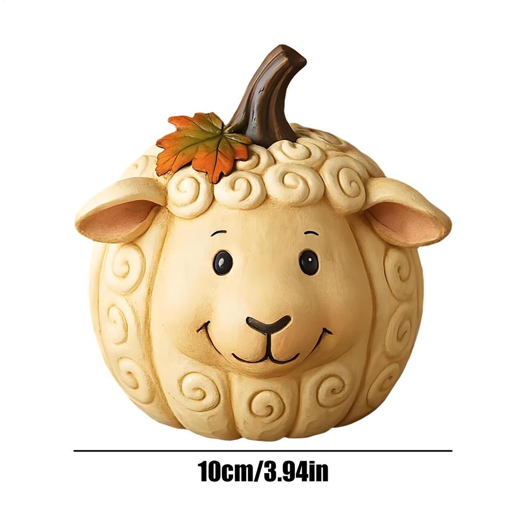Pumpkins for Decorating Fall Pumpkin Decor Animal Cute Figurines Resin Statue Thanksgiving Decorations Harvest Halloween