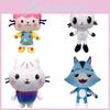Gabby's Dollhouse Plush Cartoon Stuffed Cat Plushie Doll Kids Xmas Gifts