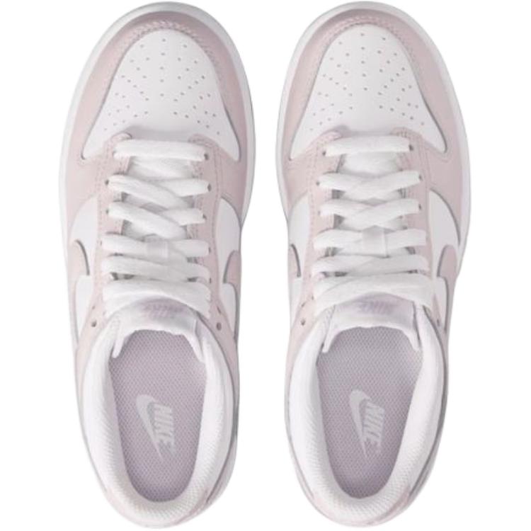 New Nike Dunk Low top Kids' Skateboarding Shoes White Light Purple Teenagers FB9109-128