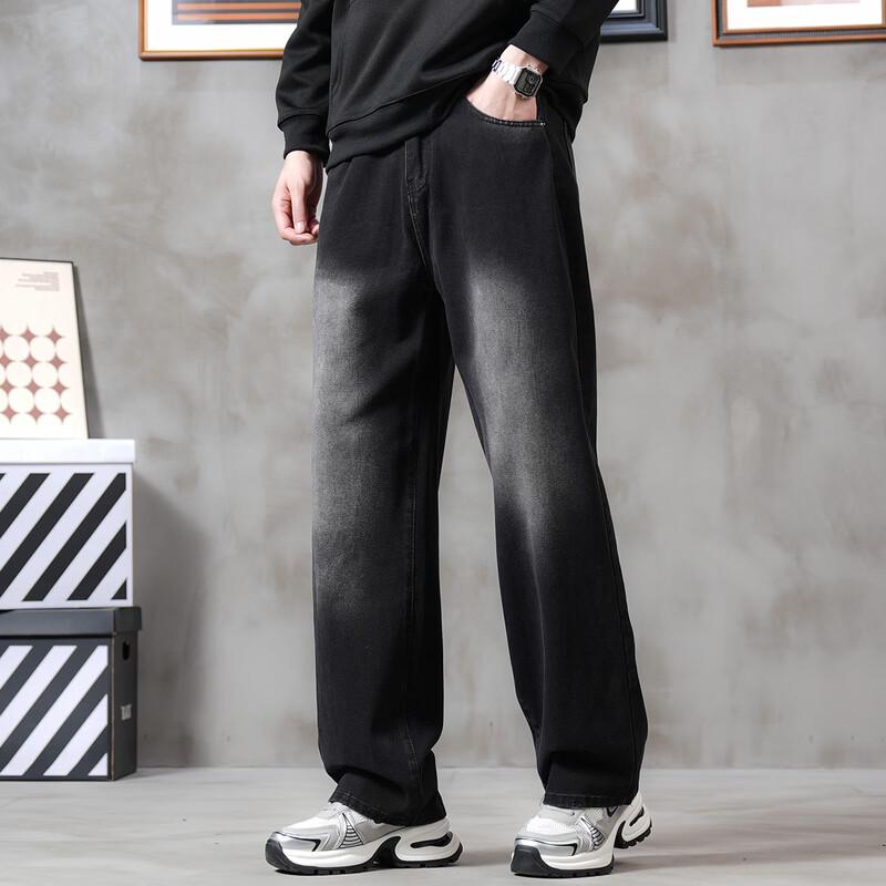 OVERPROTECTION OP Vintage Straight-Leg Denim Jeans L