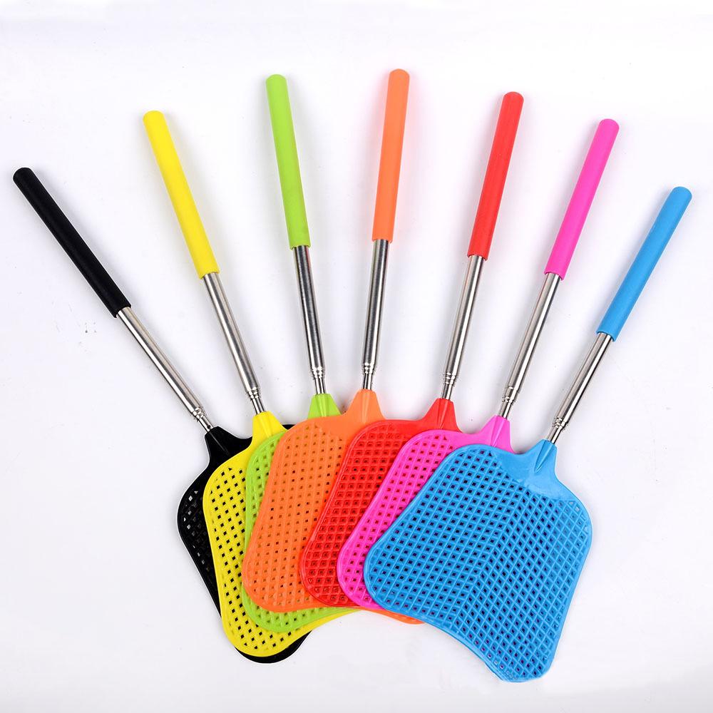 Teleskopisk Fluesmekker Plast Stor Insektsmekker som Virker med Forlengbare Håndtak i Rustfritt Stål for Innendørs og Utendørs