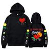 Bad Bunny Graphic Print Unisex Oversized Crewneck Sweatshirt Fall Casual Wear