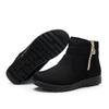 Winter Warm Mom Cotton Boots Plush and Thickening Mom Cotton Shoes Soft Sole Anti Slip Mom Shoes Short Boots