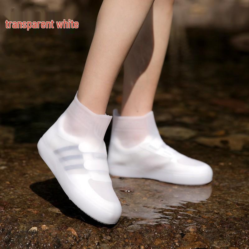 

Водонепроницаемые Нескользящие Силиконовые Чехлы для Резиновых Сапог для Взрослых - Износостойкие для Весны и Лета XXL (43-45) белый