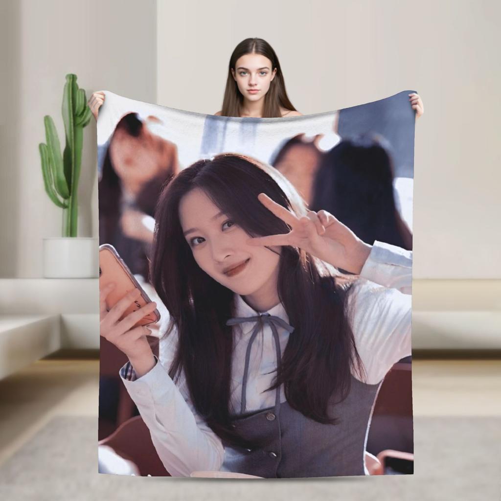 True Beauty Series Hwang in Youp Cha EunWoo Blankets Fleece  Super Soft Throw Blankets for Bedroom Sofa Bed Rug