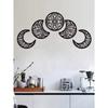 Crescent Moon Wall Art Set Rustproof Islamic Metal Wall Hangings