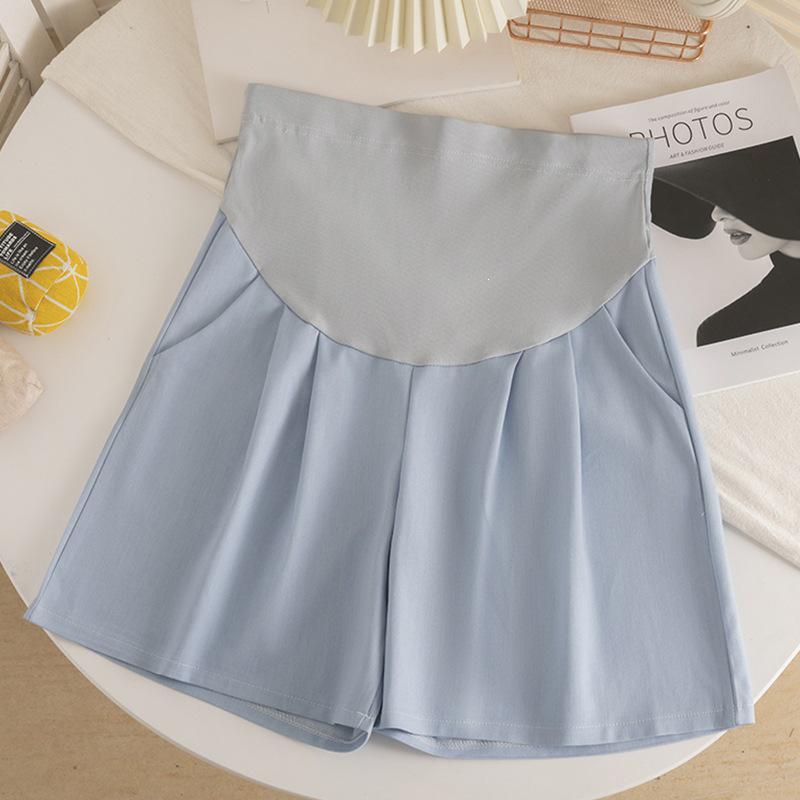 Women s Tencel Denim Maternity Shorts - Mid-Length, Wide-Leg, Loose Fit for Summer XL