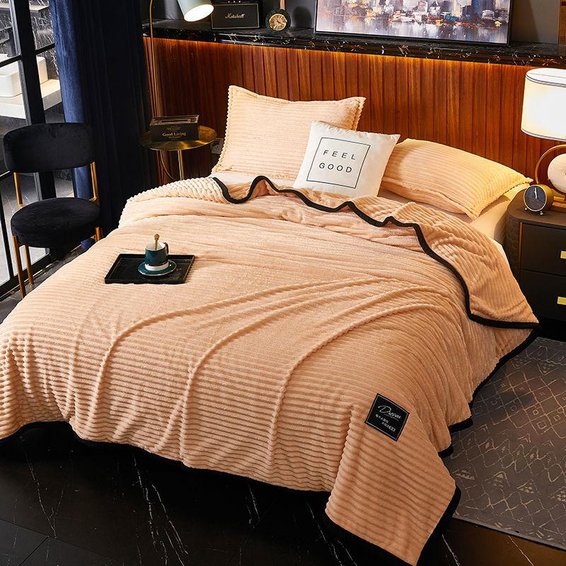 Blankets Bed Sheets Double-sided Velvet Warm Coral Velvet, Nap Time, Air-conditioned Blankets, Dormitories, Thick Velvet Blankets