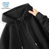 JEANSWEST LIFE Men's Casual Hooded Zipper Sweatshirt