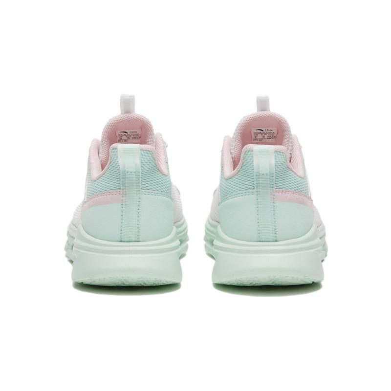 Anta Comfortable Casual Non-Slip Wear-Resistant Lightweight Low-Top Kids Running Shoes Kids sneaker Pink Green 322335520-2
