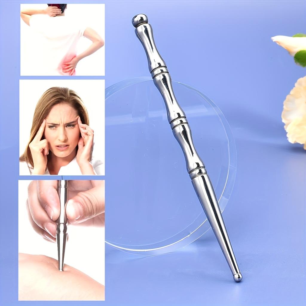 Body Massager Gua Sha Facial Tool, Stainless Steel GuaSha Massage Tool Facial Gua Sha SPA Acupuncture Pen