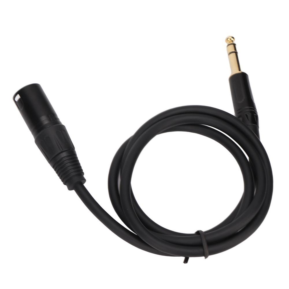 3 Pin 6.35mm To XLR Cable Plug and Play Stereo 1/4 Inch To XLR Balanced Cord  Audio Interfaces